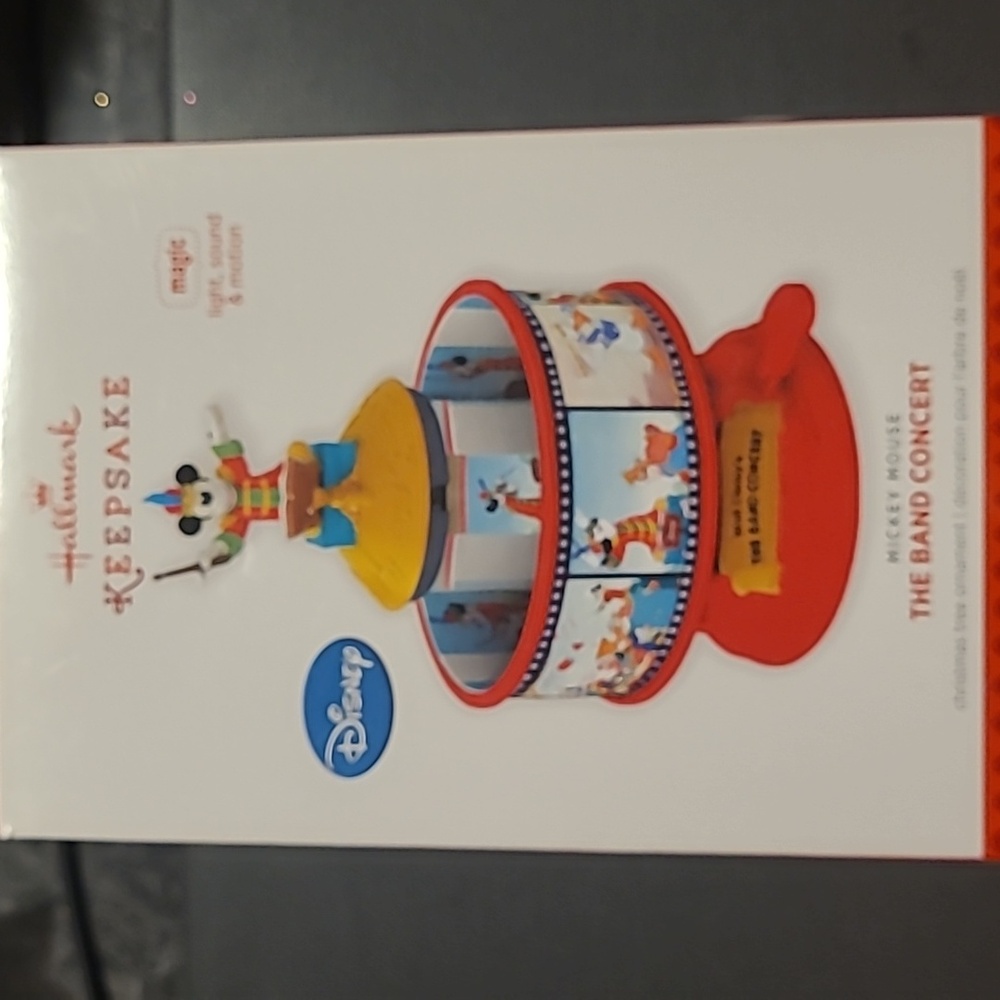 New in box! Hallmark Keepsake Mickey Mouse The Band Concert Christmas ornament